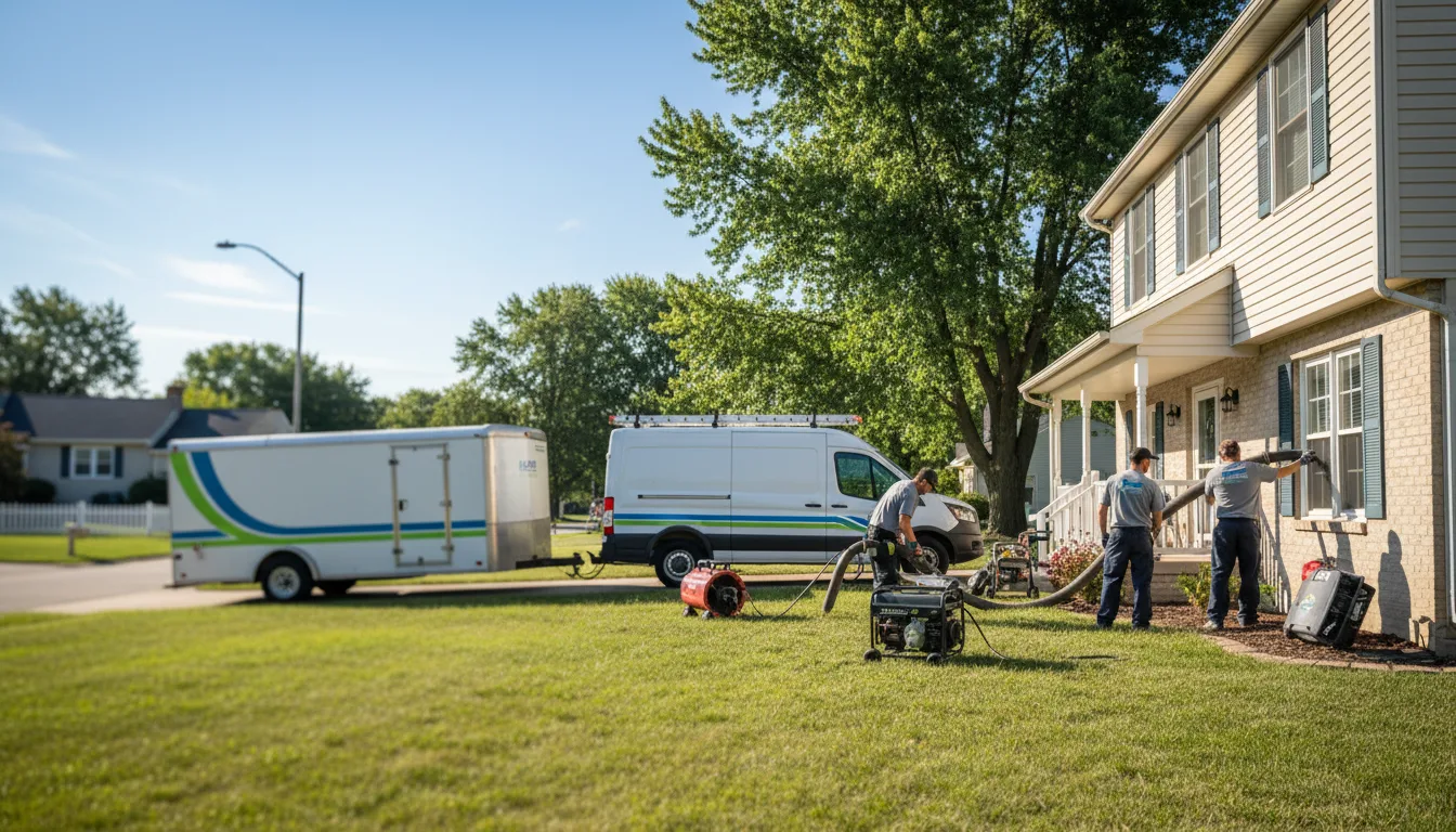 Flooded Basement Restoration And Cleanup With Repair in Cedar Hill, MO near me